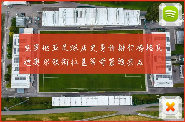 克罗地亚足球历史身价排行榜格瓦迪奥尔领衔拉基蒂奇紧随其后
