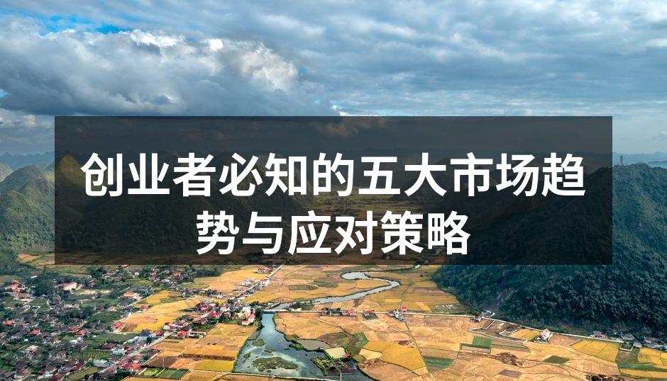 创业者必知的五大市场趋势与应对策略